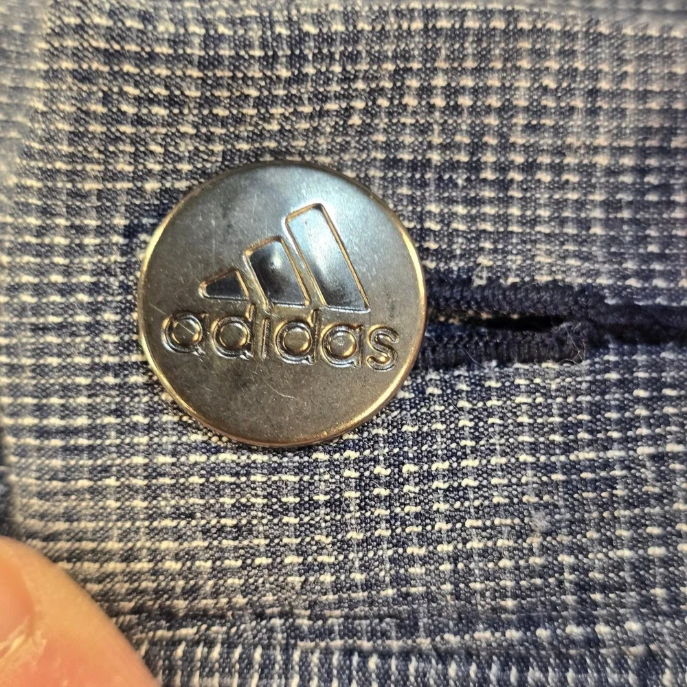 Adidas Golf Shorts Mens 36 Blue Heather Performance Athletic Flat Front S0329‎
